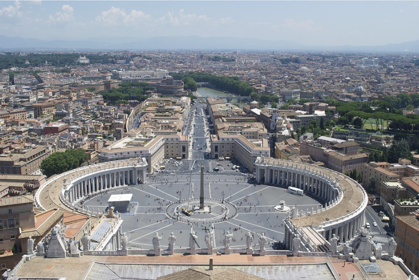 Vatican City aerial view